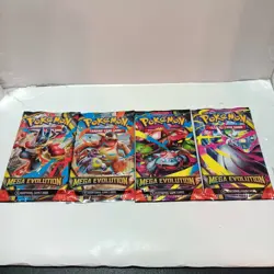 Pokemon Mega Evolution Booster Pack Art Set Sealed - Image 1