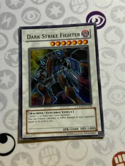 Dark Strike Fighter - CRMS-EN040 - Super Rare (VLP) Yugioh - Image 1