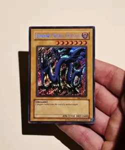 Serpent Night Dragon SRL-EN103 Spell Ruler Secret Rare Holo Bleed LP - Image 3