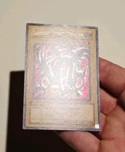 Serpent Night Dragon SRL-EN103 Spell Ruler Secret Rare Holo Bleed LP - Image 4