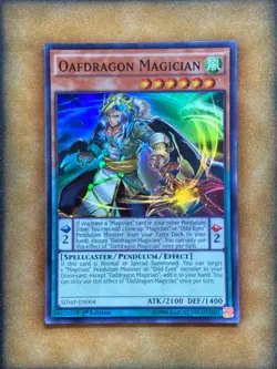 Yugioh Oafdragon Magician SDMP-EN004 Super Rare 1st Ed NM - Image 1