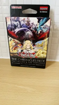 NEW Yu-Gi-Oh TCG THE CHRONICLES DECK The Fallen & The Virtuous All-Foil Edition - Image 1
