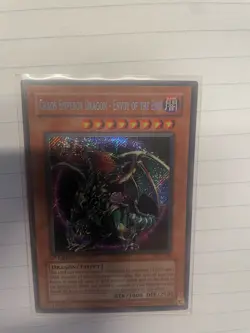 YuGiOh 1st Edition Chaos Emperor Dragon - Envoy Of The End IOC-000 Secret Rare - Image 3