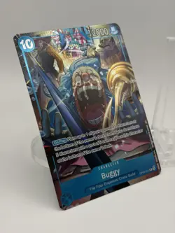One Piece BUGGY OP09-051 PROMO Rare R Foil - Version 2nd Anniversary NM ENGLISH - Image 2