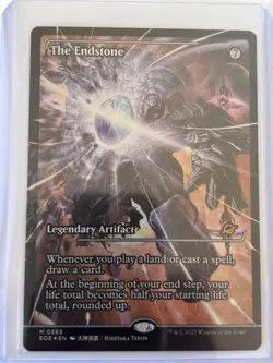 The Endstone (Showcase) Edge of Eternities Foil NM Pack Fresh - Image 1
