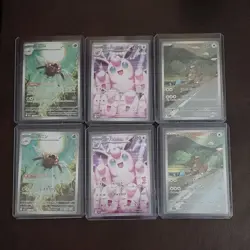 Pokemon TCG 6 Card Lot Ninjask, Wigglytuff, Kangaskhan AR English Japanese - Image 1