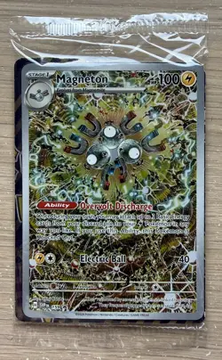 Magneton 159 Scarlet & Violet Surging Sparks Black Star Promo Card Sealed - Image 1