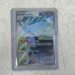 Togekiss Pokemon TCG Card Fairy Stage 2 Wonder Kiss 140 HP Holo 235/217 45K - Image 1