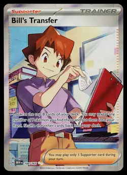 Pokemon Card - Bill's Transfer Scarlet & Violet 151 194/165 Ultra Rare - Image 1