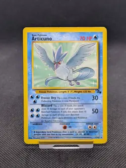 Articuno 17/62 Non Holo Fossil Set Rare Pokemon Card WOTC Played - Image 1