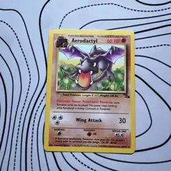 Pokemon TCG Fossil Aerodactyl Card 16/62 LP - Image 1