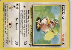 Farfetchd Base Set 2 40/130 Pokemon Card Trading Card TCG - Image 5