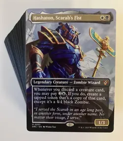 MTG Magic The Gathering Hashaton, Scarab’s Fist Budget 100 Card Commander Deck - Image 1