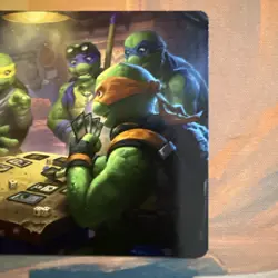 Lessons From Life 14/54 Art Series TMNT MTG Art Card NM/M - Image 3