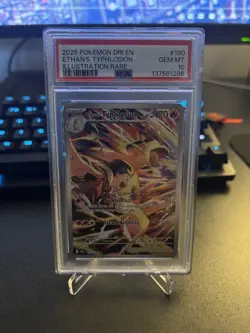 Pokemon TCG Ethans Typhlosion Full Art Card Destined Rivals 190/182 PSA 10 - Image 1