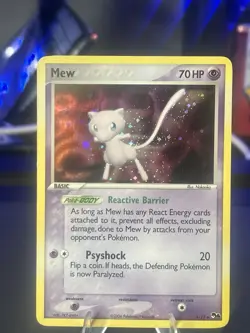 Pokemon Mew TCG 4/17 Pop Series Promos Holo Rare Card - Image 1