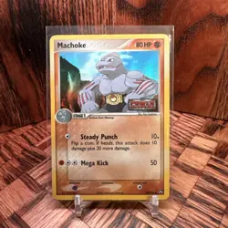 Machoke 33/108 Reverse Holo Uncommon EX Power Keepers Stamped Pokemon Card - Image 1