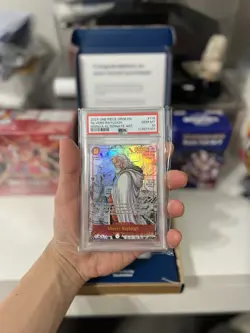 Silvers Rayleigh One Piece CCG Two Legends Foil PSA 10 #OP08 EN Manga Card 2024✅ - Image 3