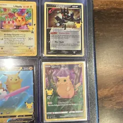 Pokemon TCG Celebrations Pikachu Zapdos Greninja Card Lot 8x English - Image 4