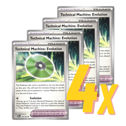 4x Technical Machine Evolution PLAYSET x4 Trainer Cards 178/182 PAR NM Pokemon - Image 1