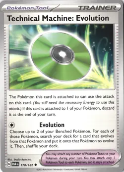 4x Technical Machine Evolution PLAYSET x4 Trainer Cards 178/182 PAR NM Pokemon - Image 2