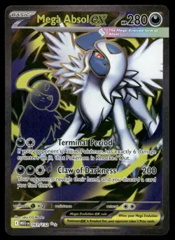 Pokemon Cards Mega Absol ex 161/132 Mega Evolution Ultra Rare NM - Image 1