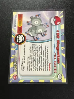 Magneton Topps Holo Vintage Pokemon Card #82 Nm Blue Tv Animation Edition - Image 3