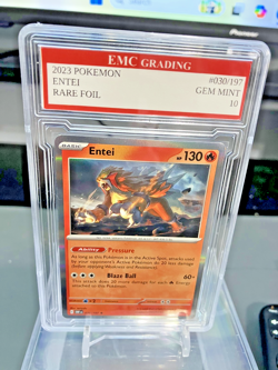 ENTEI #030/197 RARE FOIL Pokemon 2023 Card GRADED 10 MINT TCG CCG - Image 1