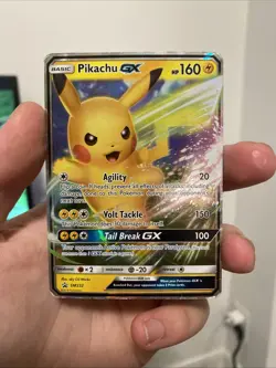 Pikachu GX - SM232 - Pokemon Sun & Moon Promo Holo Rare Card MP - Image 1