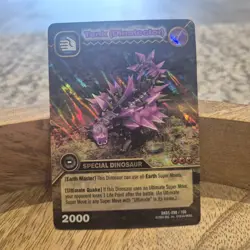 DKDS 098/100 Tank (Dinotector) Colossal Dinosaur King Foil Trading Card - Image 1