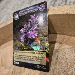 DKDS 098/100 Tank (Dinotector) Colossal Dinosaur King Foil Trading Card - Image 3