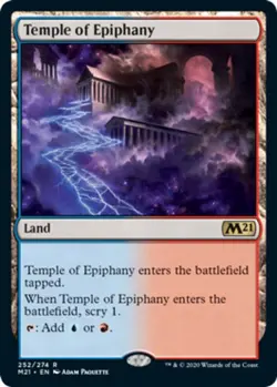 Temple of Epiphany~252/274~NM~Core Set 2021~MTG - Image 1