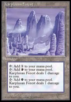 MTG English Karplusan Forest NM Normal Ice Age - Image 1