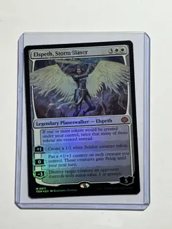 Elspeth, Storm Slayer Tarkir: Dragonstorm Foil Magic: The Gathering NM - Image 1