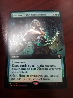 Return of the Wildspeaker (Extended Art) Throne of Eldraine Foil - Image 1