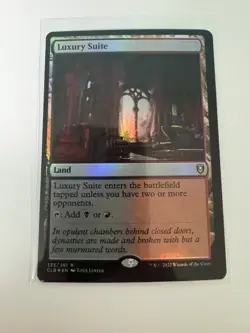 Luxury Suite - CLB - FOIL - #355 MTG - little off centered - Image 1