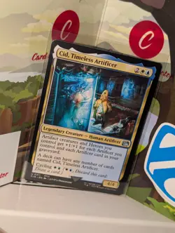 Cid, Timeless Artificer (0411) Final Fantasy Near Mint MTG - Image 1