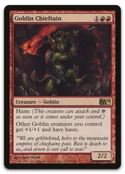 Goblin Chieftain #139 (LP) Magic 2010 M10 Magic MTG - Image 1
