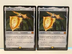 x2 NM Aettir and Priwen Final Fantasy Regular MTG - Image 1