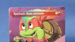 Raphael, Most Attitude Borderless FOIL Teenage Mutant Ninja Turtles TMNT MTG B - Image 3