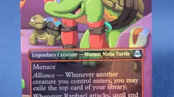 Raphael, Most Attitude Borderless FOIL Teenage Mutant Ninja Turtles TMNT MTG B - Image 4