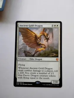 Ancient Gold Dragon regular art regular - Image 1
