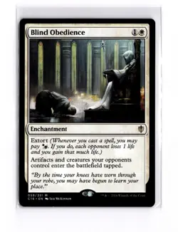 Blind Obedience Commander 2016 NM Near Mint - Image 1