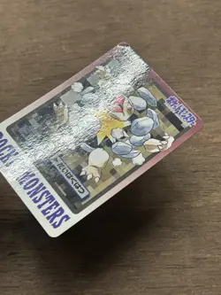 Golem File No. 076 Pokemon Bandai Carddass Japanese 1997 Pocket Monsters - Image 2