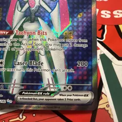 Pokemon TCG Paradox Rift - Iron Valiant EX 225/182 Full Art Holo M/NM🔥 - Image 5