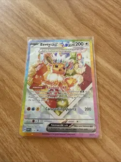 Pokemon TCG Eevee EX Black Star Promo #174 Prismatic Evolutions Card - Image 3