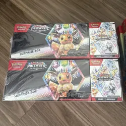 Pokemon TCG Prismatic Evolutions Collection: Sam’s Club Bundle, Sticker & Poster - Image 4
