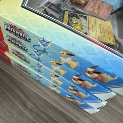 Pokemon TCG Prismatic Evolutions Collection: Sam’s Club Bundle, Sticker & Poster - Image 5