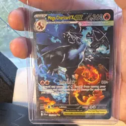 Mega Charizard X EX Holo 125/094 Phantasmal Flames 360 HP Rare Pokemon Card - Image 1