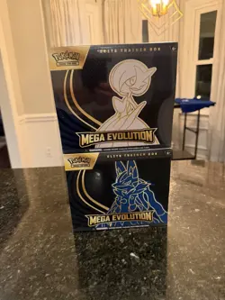 Pokemon TCG Mega Evolution Elite Trainer Box ETB Lot of 2 Lucario and Gardevoir - Image 1